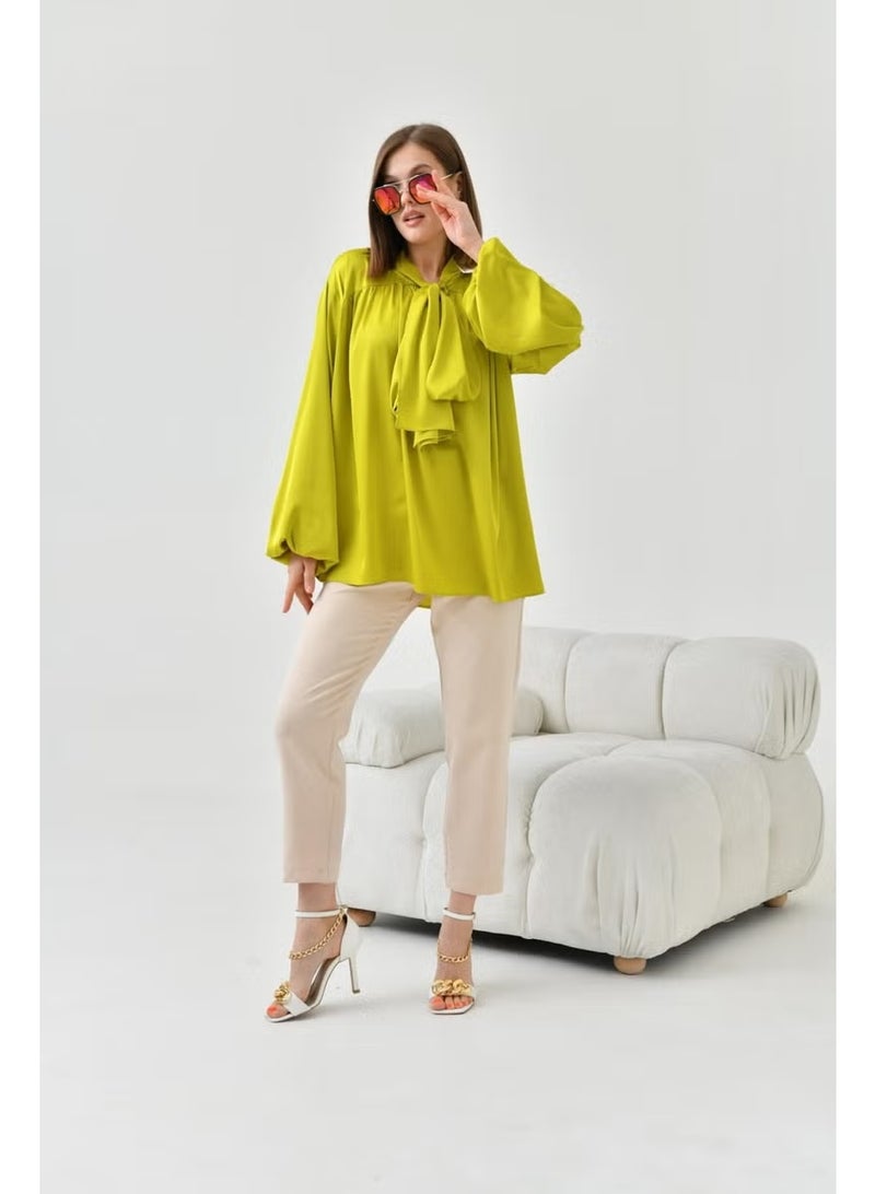 Garmi Women Silk Satin Shirt Acid - Image 1